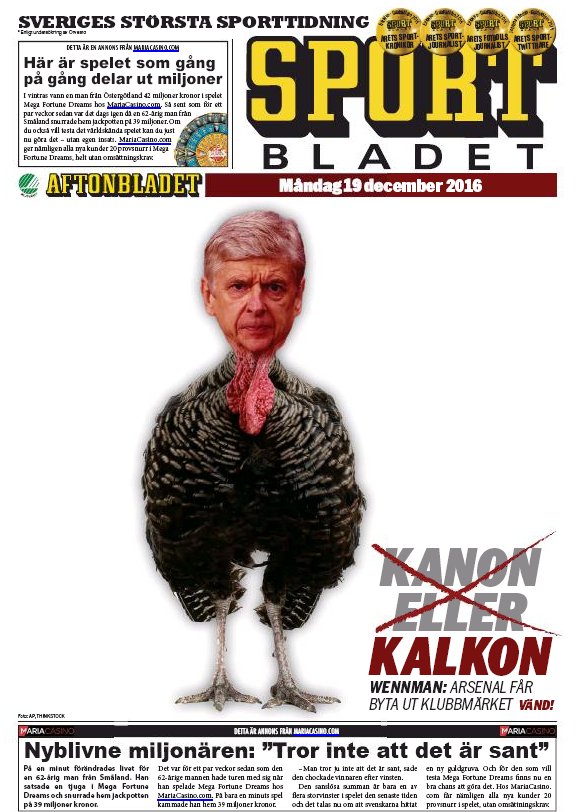 Ảnh bài viết Con gà Wenger và câu chuyện sụp đổ mùa giáng sinh