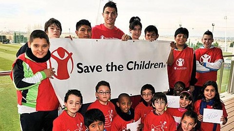 Ronaldo gọi trẻ em Syria là những anh hùng đích thực
