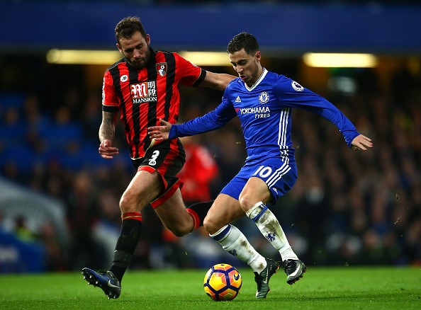 Ảnh bài viết Ghi bàn vào lưới Bournemouth, Hazard đi vào lịch sử Chelsea