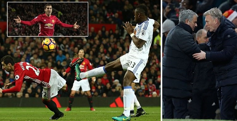 Ảnh bài viết Mkhitaryan lập siêu phẩm, David Moyes không có quà ngày trở lại Old Trafford