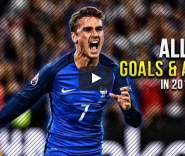 Ảnh bài viết 51 bàn thắng và kiến tạo của Antoine Griezmann năm 2016