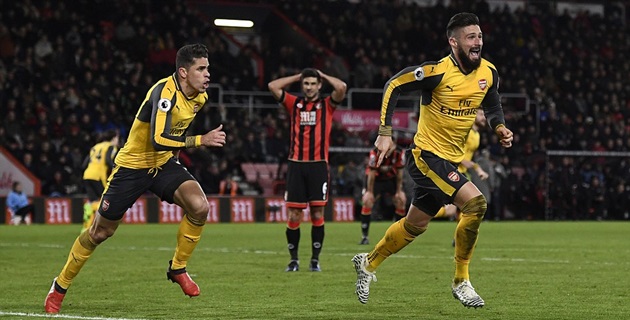 Ảnh bài viết Chùm ảnh: Bournemouth suýt chút nữa đả bại Arsenal
