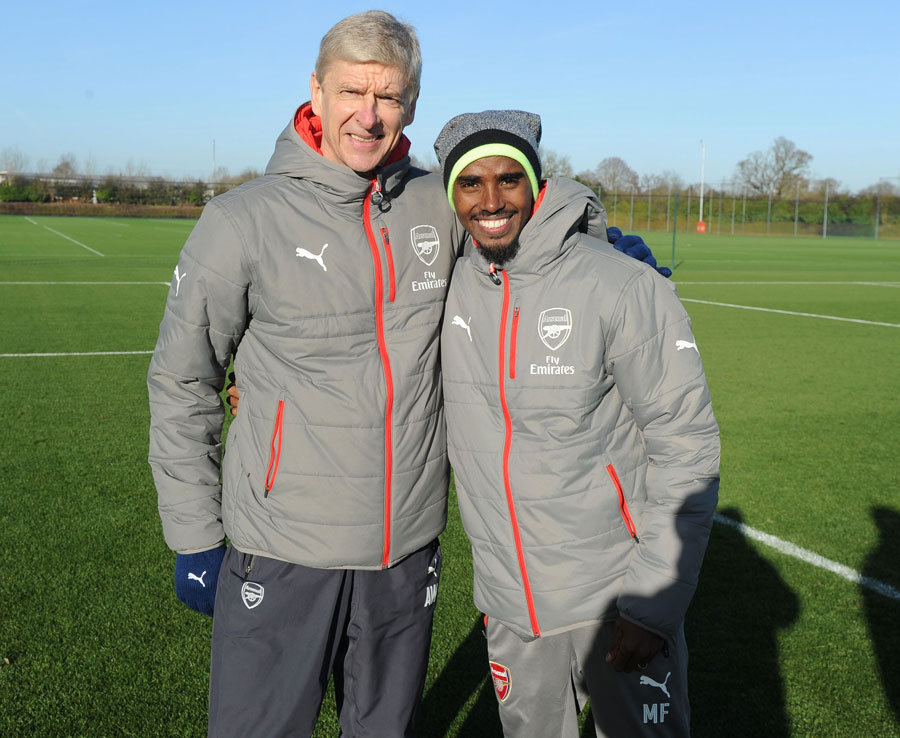 Arsenal đón vị khách quý trong buổi tập mới nhất