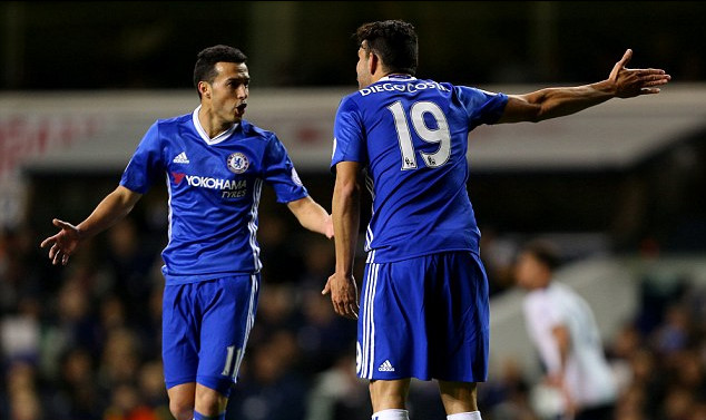 Ảnh bài viết Di chuyển tệ, Costa chửi Pedro ngay trên sân