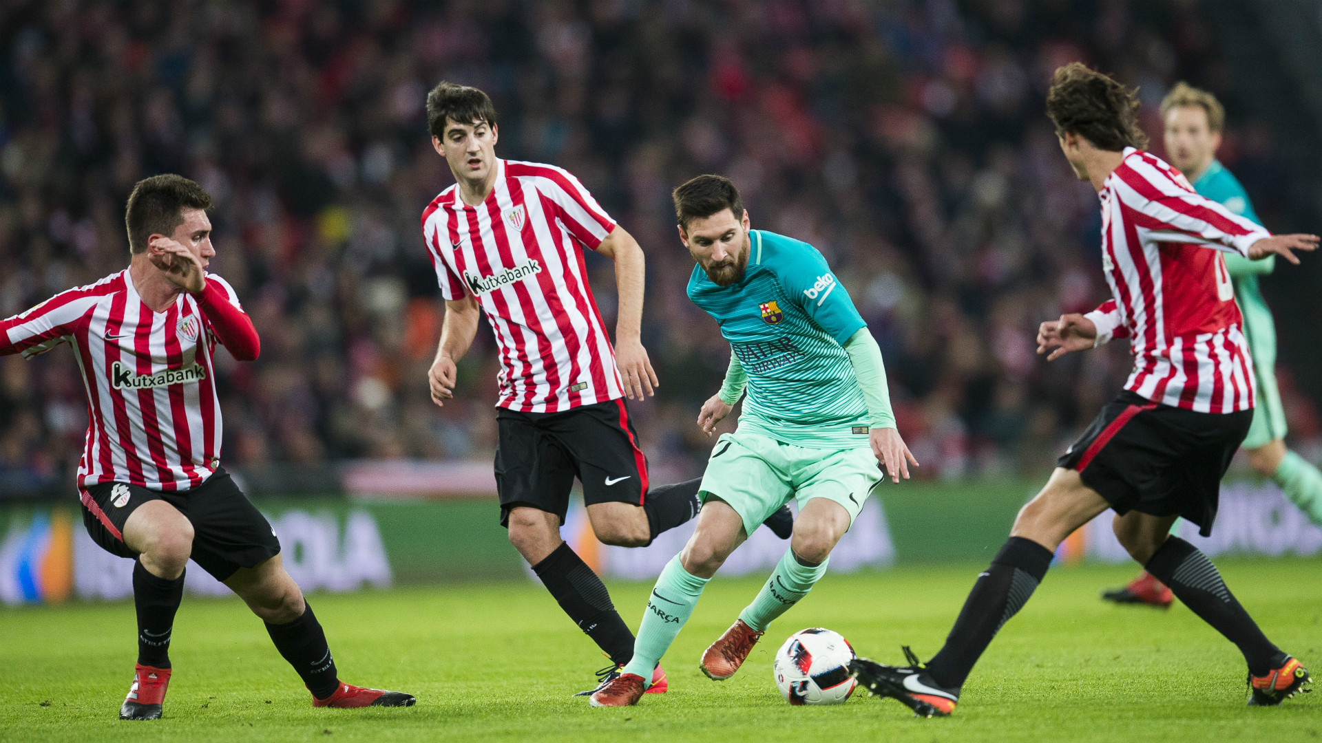 Thi đấu nhạt nhòa, Barca thua sấp mặt trước 9 người của Bilbao