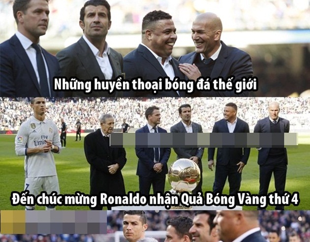 Ảnh chế: Ngày CR7 đi vào ngôi đền HUYỀN THOẠI; Lộ diện linh hồn đích thực của Quỷ đỏ