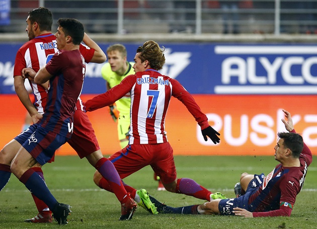 Ảnh bài viết Chùm ảnh: Hạ Eibar, Atletico Madrid nuôi hy vọng Champions League
