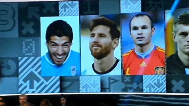Suarez bị FIFA 'dìm hàng' trong lễ trao giải