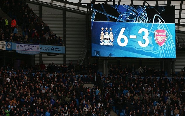 Ảnh bài viết Trận cầu kinh điển: Manchester City 6-3 Arsenal (2013/14)