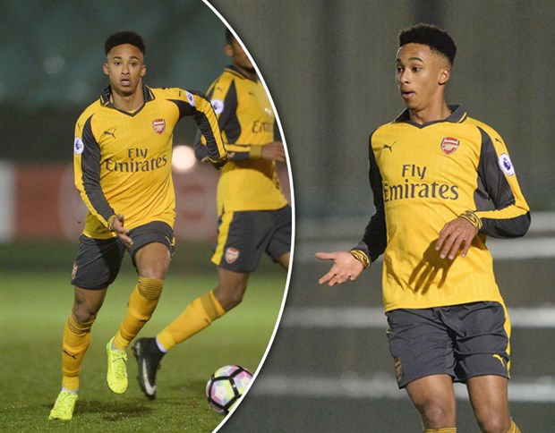 'Tân binh vô danh' Bramall ra mắt đội trẻ của Arsenal