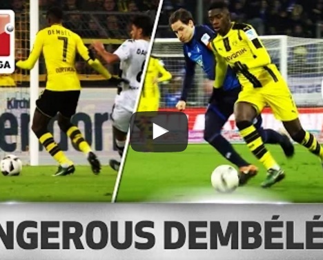 Bàn thắng và kiến tạo của Ousmane Dembele mùa 2016/17