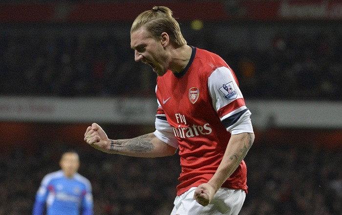 LORD Bendtner khi còn khoác áo Arsenal