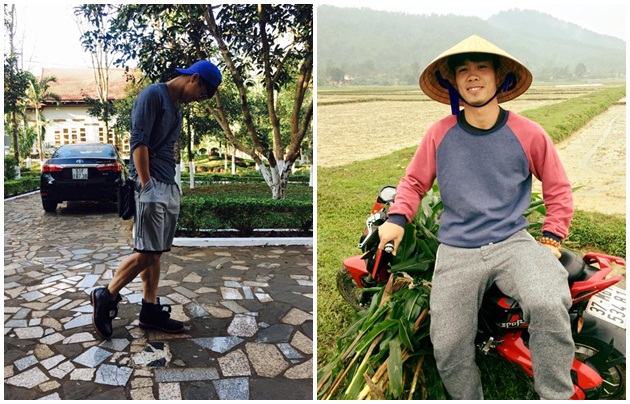 Công Phượng ăn tết: Vừa chất, vừa... bẻ ngô