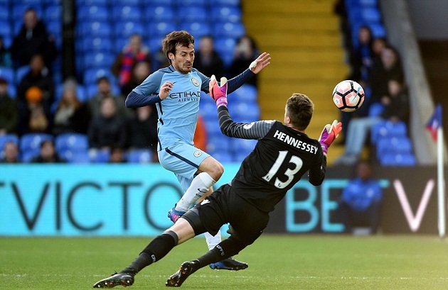 Diệt gọn Crystal Palace, Man City ung dung bước vào Tứ kết FA Cup