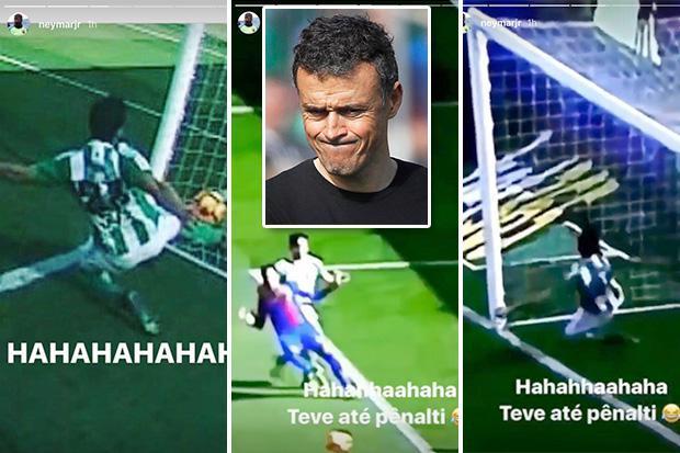 Neymar mỉa mai trọng tài sau trận hòa trước Real Betis
