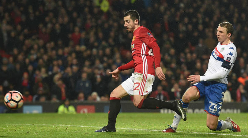 Ảnh bài viết Henrikh Mkhitaryan chơi bùng nổ trước Wigan