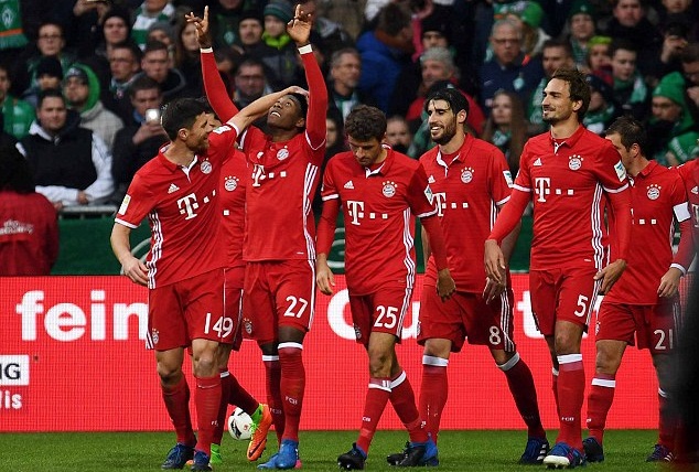 Ảnh bài viết Sau vòng 18 Bundesliga: Bayern thắng nhọc; Dortmund "chết" vì chủ quan