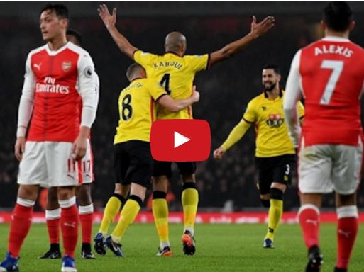Arsenal 1-2 Watford (vòng 23 Ngoại hạng Anh)
