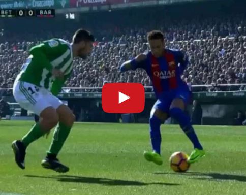 Ảnh bài viết Pha rê bóng cực ảo của Neymar vs Betis