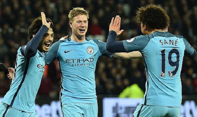 Ảnh bài viết Đại thắng West Ham, Man City trở lại cuộc đua vô địch 