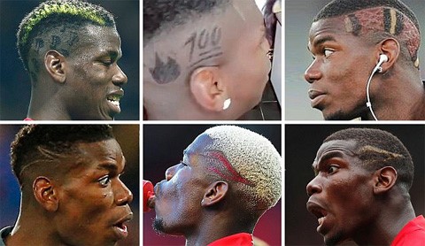 8 lần Pogba đổi kiểu tóc sành điệu ở MU