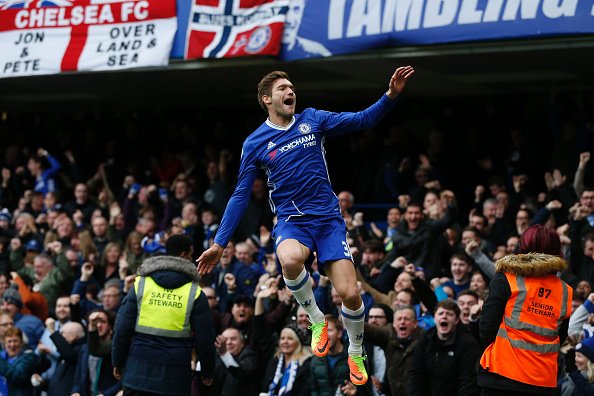 Ảnh bài viết Bàn thắng mở tỷ số của Marcos Alonso cho Chelsea (Chelsea vs Arsenal)
