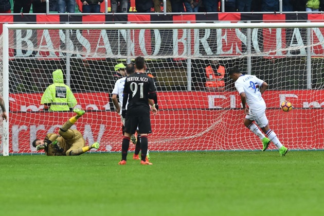 Dứt điểm yếu kém, AC Milan thua thất vọng Sampdoria