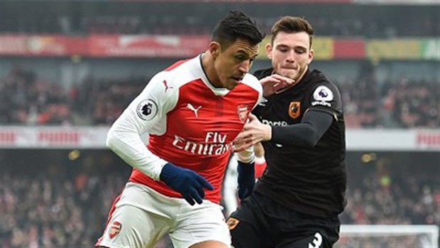 Ảnh bài viết Ghi cúp đúp vào lưới Hull, Sanchez sánh ngang với Henry