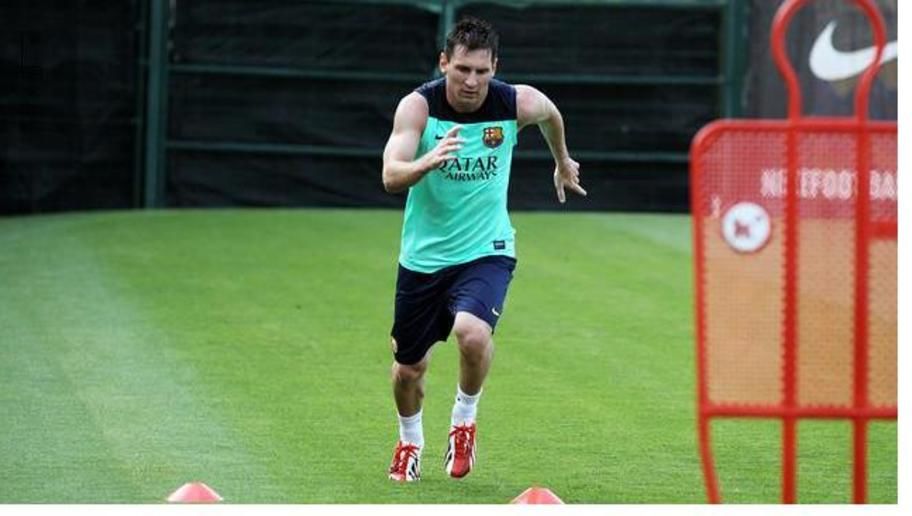 Ảnh bài viết Messi chơi như thế nào trên... sân tập?