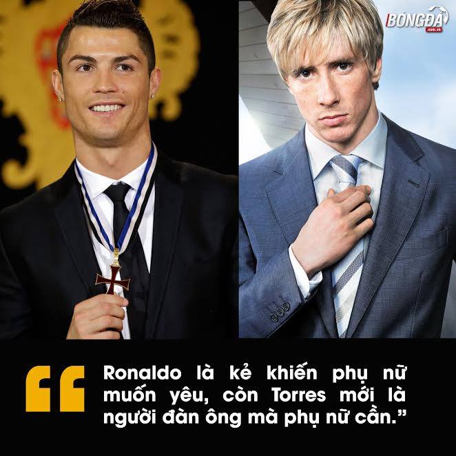 Phái đẹp thích nửa kia "đào hoa" như CR7 hay "hoàng tử chung tình" như Torres?