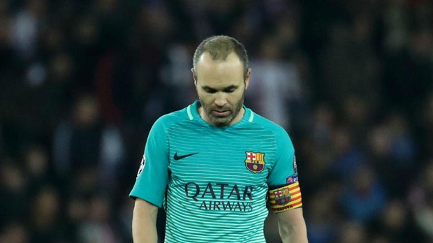 Iniesta ngậm ngùi thừa nhận thua PSG toàn tập