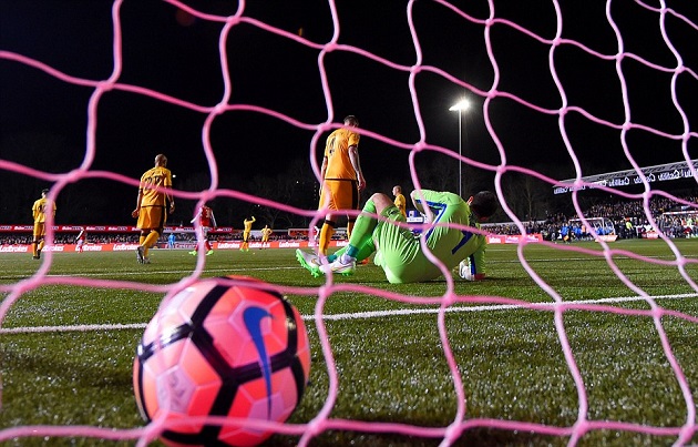 Ảnh bài viết Chùm ảnh: Pháo thủ nhẹ nhàng hạ gục đối thủ hạng 5 Sutton