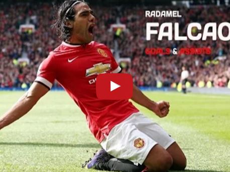 Ảnh bài viết Cống hiến của Radamel Falcao trong màu áo Man United