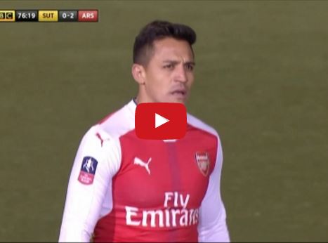 Màn trình diễn của Alexis Sanchez vs Sutton United