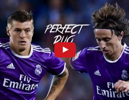 Toni Kroos & Luka Modric - cặp tiền vệ trung tâm hoàn hảo