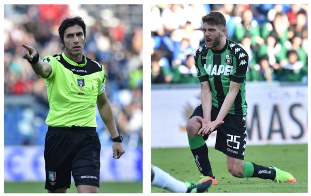 Chùm ảnh: Sassuolo phẫn nộ khi trọng tài đứng về phía Milan