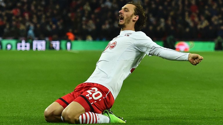 Ảnh bài viết Gabbiadini chơi bùng nổ trước Manchester United