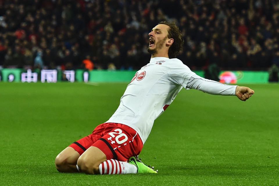 Ảnh bài viết Gabbiadini sút tung lưới Man Utd, Liverpool lại bị trêu chọc