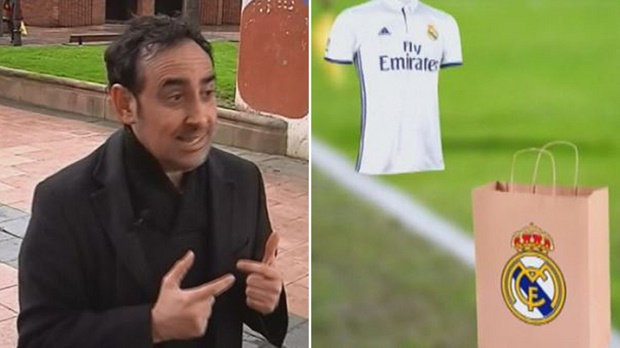 Real Madrid tặng... áo tồn kho cho trọng tài
