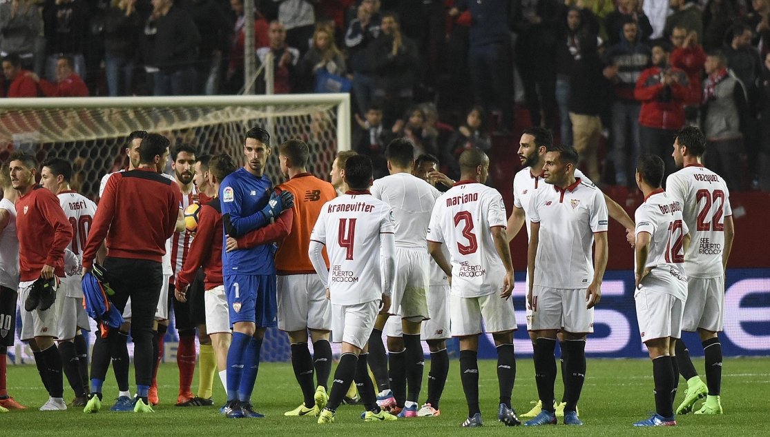 Trọng tài biếu không bàn thắng, Sevilla chính thức gia nhập cuộc đua đến ngôi vô địch La Liga