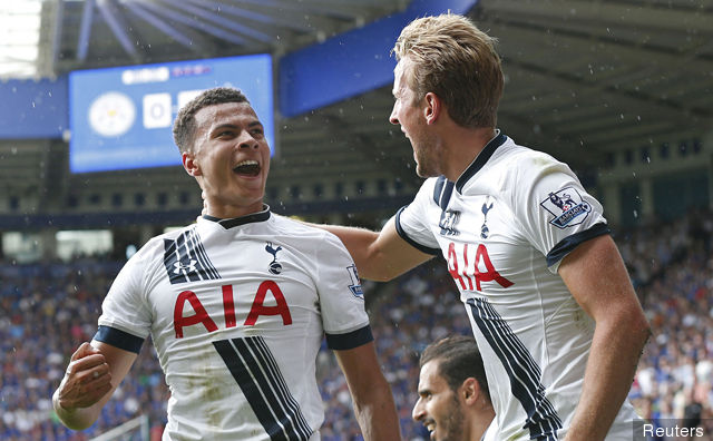 Ảnh bài viết Pha ăn mừng độc đáo của Harry Kane và Dele Alli