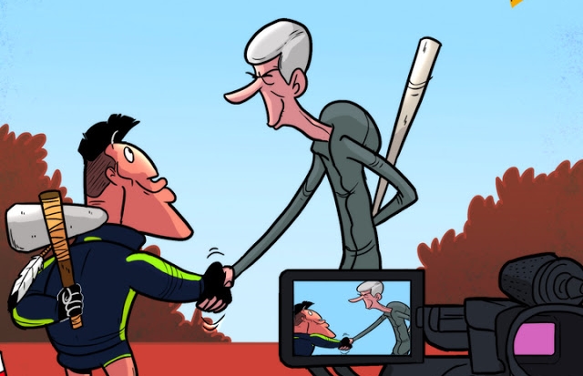 Biếm họa: Sau tất cả... Wenger phải ra đi