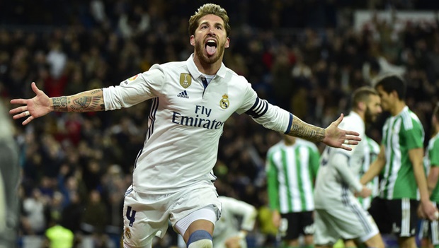Sau vòng 27 La Liga: 'Siêu nhân' Ramos; Barca chết vì... PSG