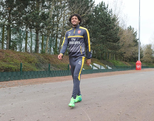 Ảnh bài viết Chùm ảnh: 'Máy quét Ai Cập' trở lại đội hình Arsenal