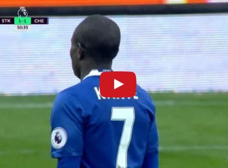Ảnh bài viết Màn trình diễn của N'Golo Kante vs Stoke City