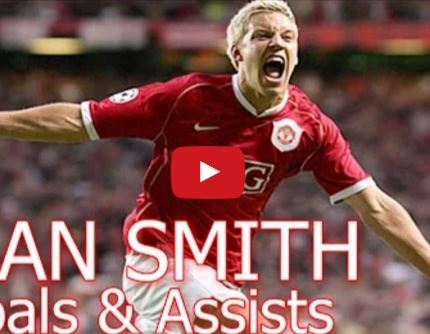 Ảnh bài viết Tất cả bàn thắng và kiến tạo của Alan Smith cho Man United