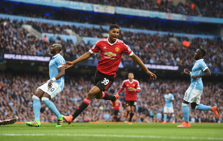Ảnh bài viết Xem Marcus Rashford phá lưới Man City