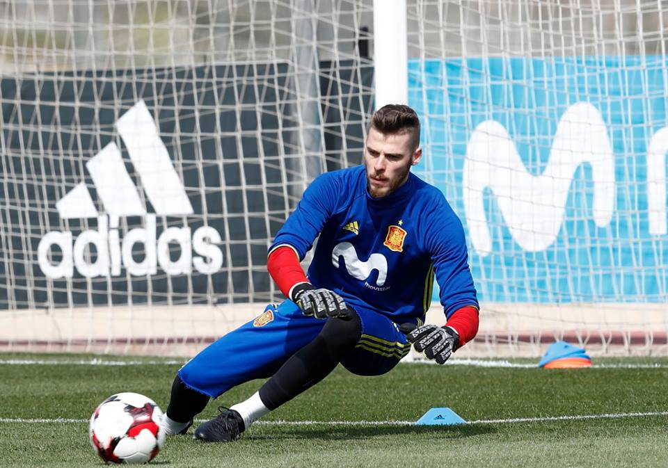 Ảnh bài viết De Gea "đá ma" với các đồng đội ở tuyển Tây Ban Nha