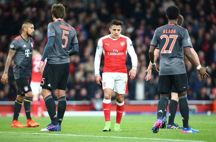 Ảnh bài viết Arsenal vẫn chưa hết 'khổ' vì Bayern Munich