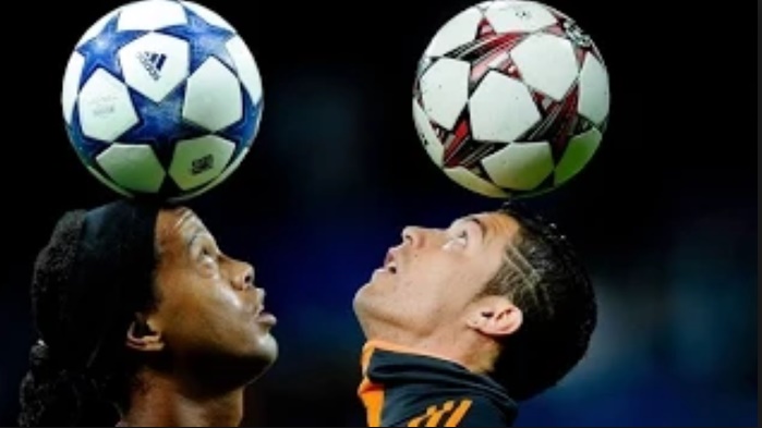 Ảnh bài viết Đọ tài Ronaldinho và Cr7